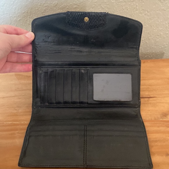 Black Coach Wallet - Picture 3 of 5
